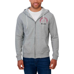 Arizona Cardinals Darius Rucker Collection Vintage Stripe Full-Zip Hoodie - Heather Gray Hoodies