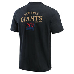 New York Giants Darius Rucker Collection Washed Henley T-Shirt - Black T-shirts