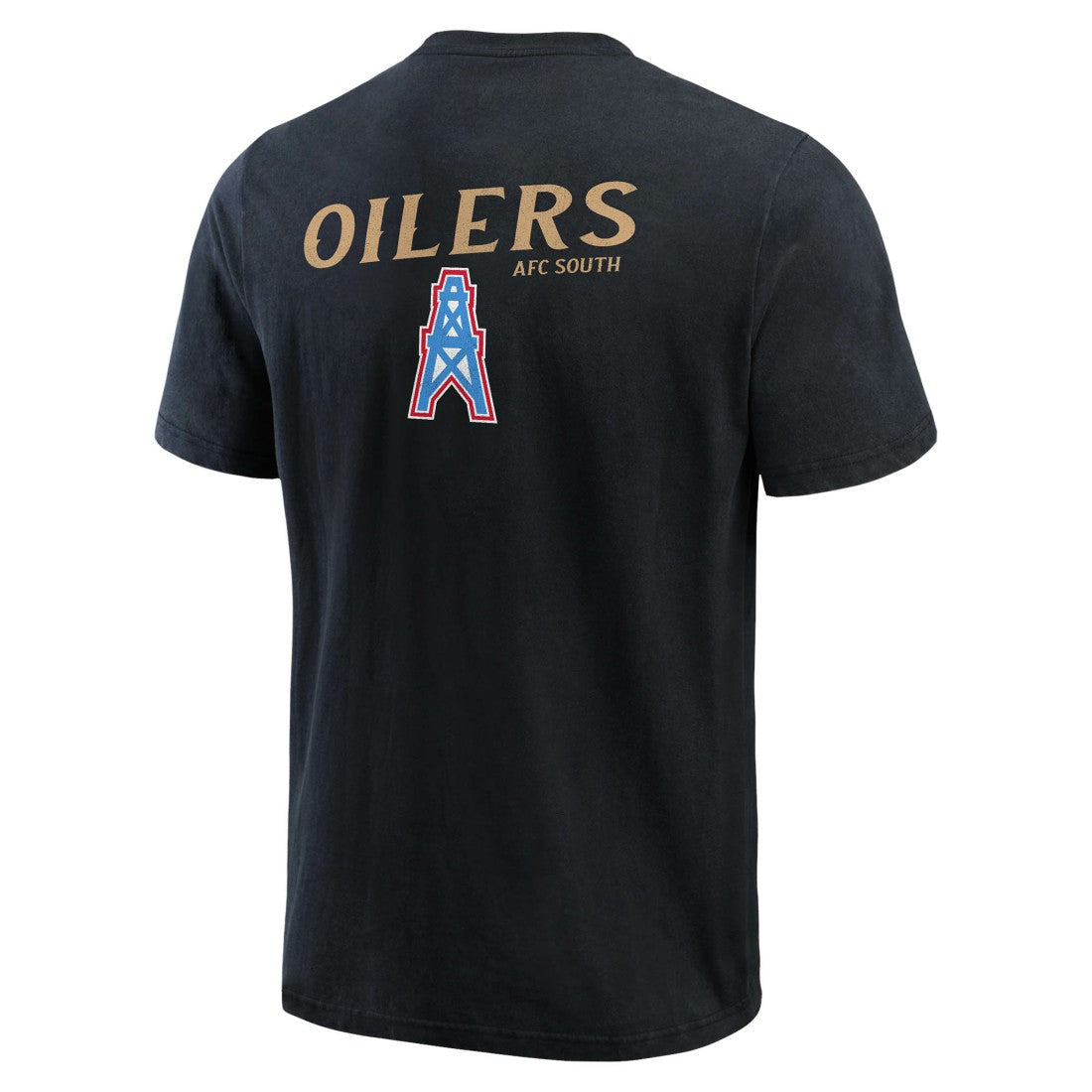 Tennessee Titans Darius Rucker Collection Washed Henley T-Shirt - Black T-shirts