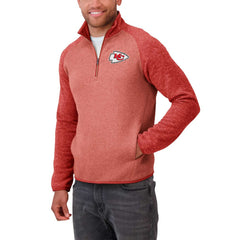 Kansas City Chiefs Darius Rucker Collection Tonal Quarter-Zip Jacket - Red Jackets