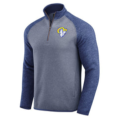 Los Angeles Rams Darius Rucker Collection Tonal Quarter-Zip Jacket - Blue Jackets