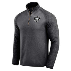 Las Vegas Raiders Darius Rucker Collection Tonal Quarter-Zip Jacket - Black Jackets