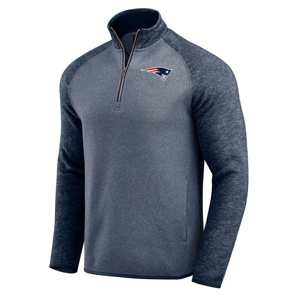 New England Patriots Darius Rucker Collection Tonal Quarter-Zip Jacket - Navy Jackets