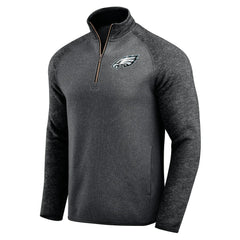 Philadelphia Eagles Darius Rucker Collection Tonal Quarter-Zip Jacket - Black Jackets