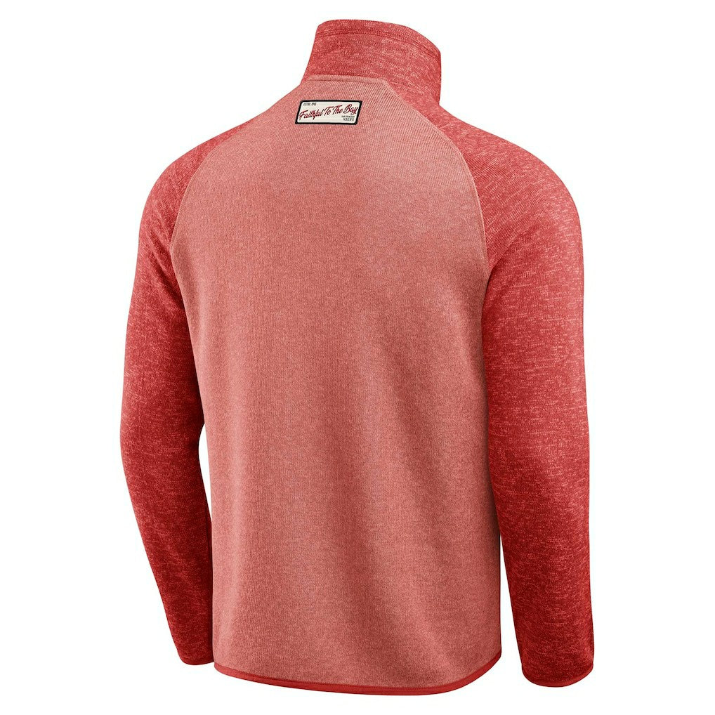 San Francisco 49ers Darius Rucker Collection Tonal Quarter-Zip Jacket - Scarlet Jackets