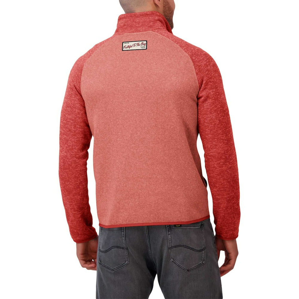 San Francisco 49ers Darius Rucker Collection Tonal Quarter-Zip Jacket - Scarlet Jackets