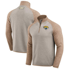 Jacksonville Jaguars Darius Rucker Collection Tonal Quarter-Zip Jacket - Tan Jackets