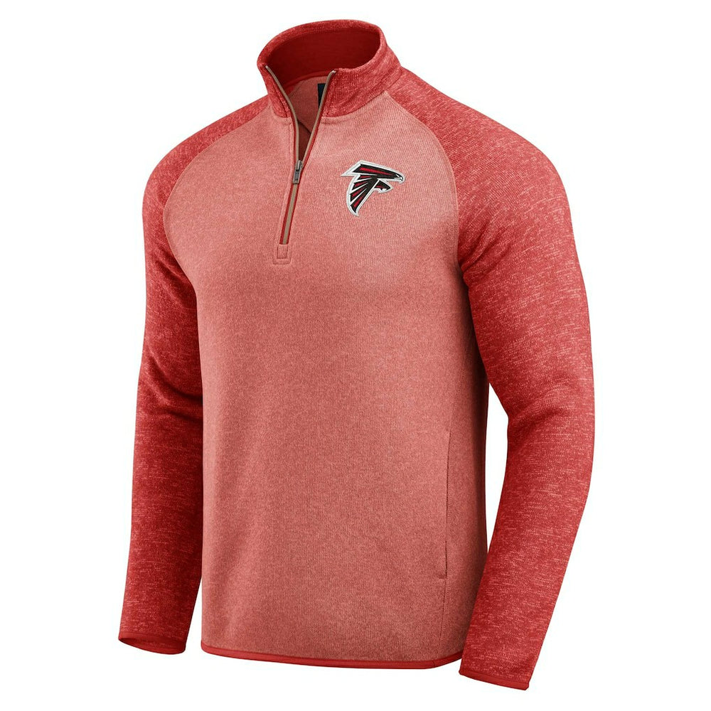 Atlanta Falcons Darius Rucker Collection Tonal Quarter-Zip Jacket - Red Jackets