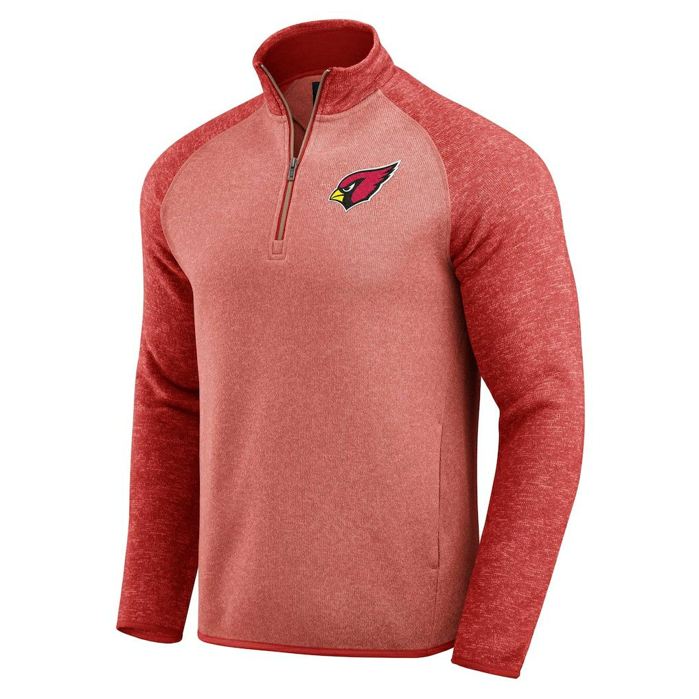 Arizona Cardinals Darius Rucker Collection Tonal Quarter-Zip Jacket - Cardinal Jackets