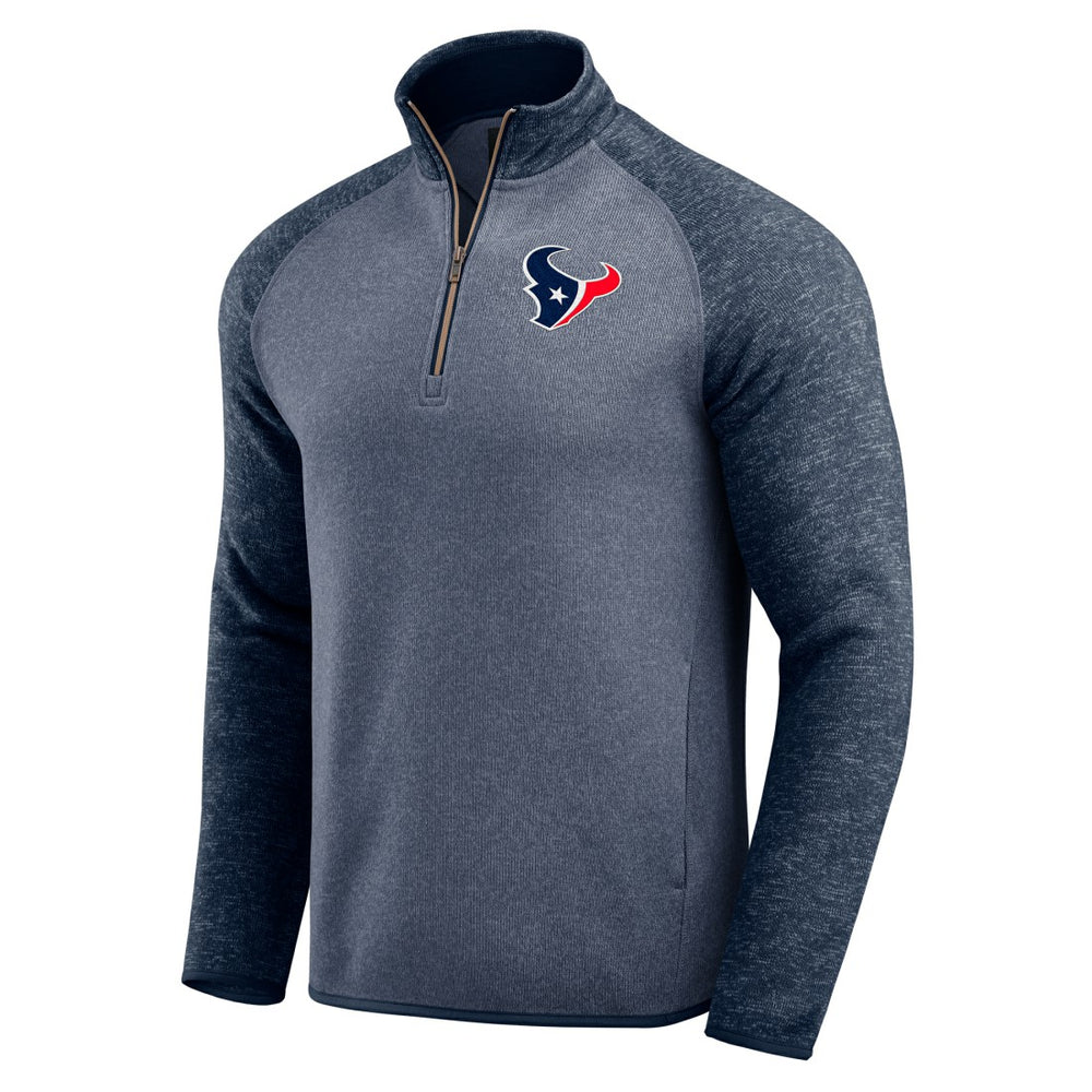 Houston Texans Darius Rucker Collection Tonal Quarter-Zip Jacket - Navy Jackets