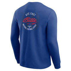 Buffalo Bills Darius Rucker Collection Washed Waffle-Knit Long Sleeve T-Shirt - Royal T-shirts