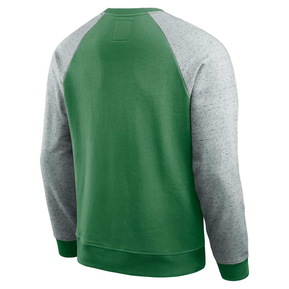 New York Jets Darius Rucker Collection Throwback Color Block Raglan Pullover Sweatshirt - Kelly Green/Heather Gray Pullover