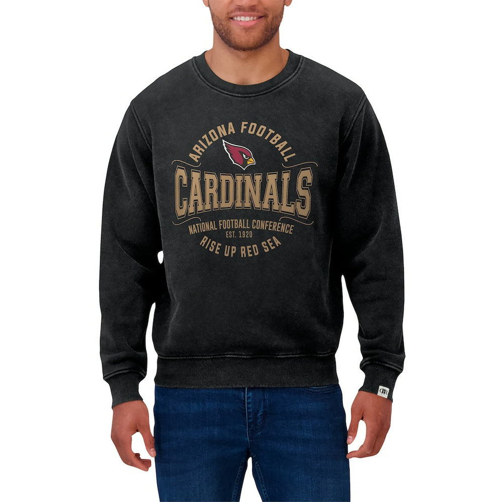 Arizona Cardinals Darius Rucker Collection Vintage Pullover Sweatshirt - Black Pullover
