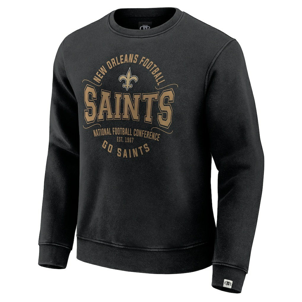 New Orleans Saints Darius Rucker Collection Vintage Pullover Sweatshirt - Black Pullover