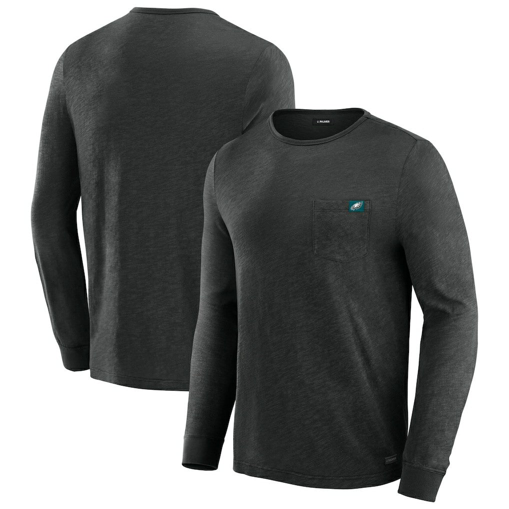 Philadelphia Eagles J. Palmer In-The-Pocket Long Sleeve T-Shirt - Black T-shirts