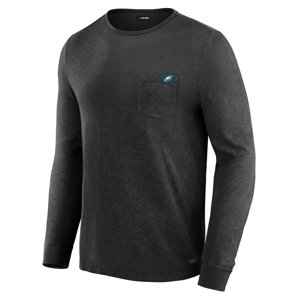 Philadelphia Eagles J. Palmer In-The-Pocket Long Sleeve T-Shirt - Black T-shirts