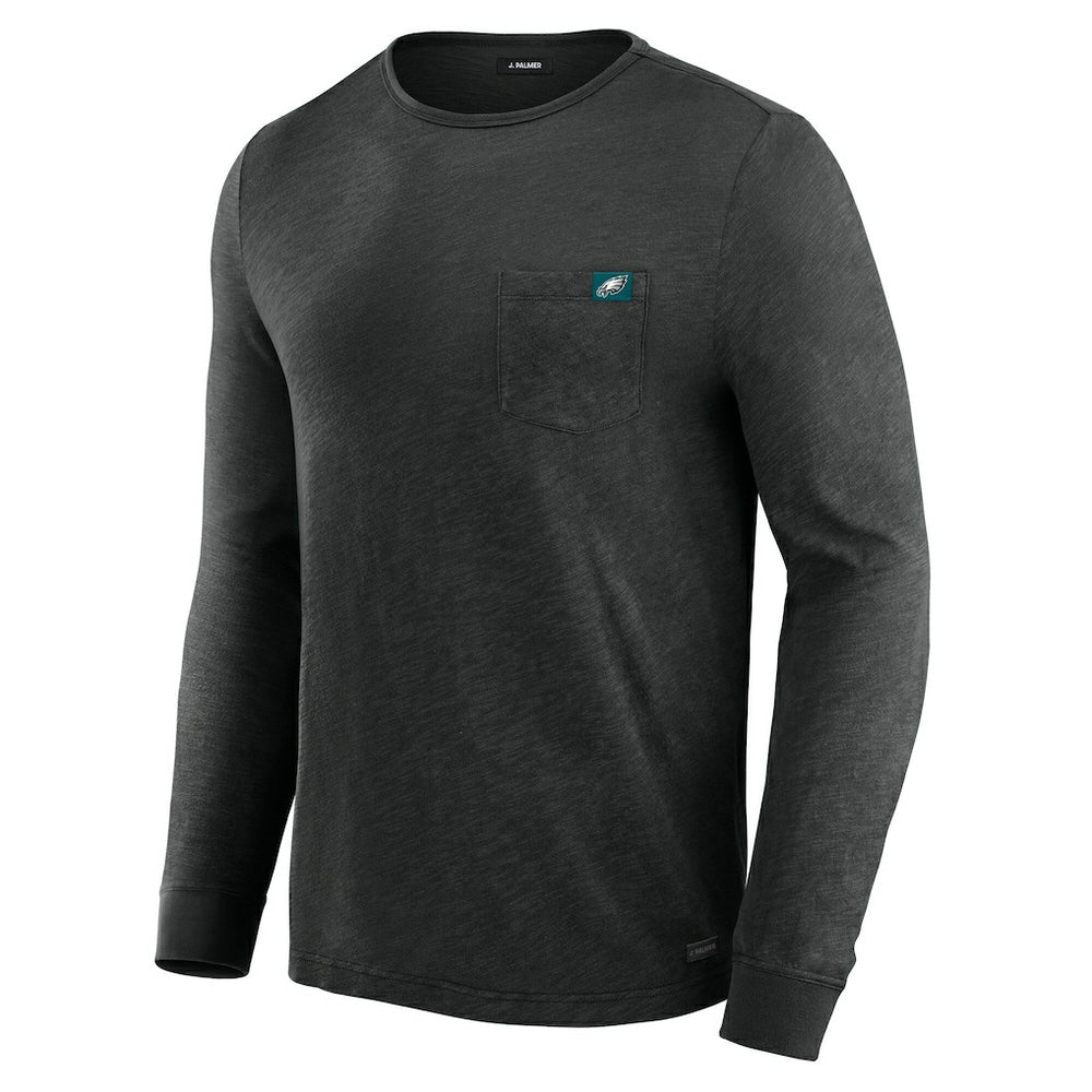 Philadelphia Eagles J. Palmer In-The-Pocket Long Sleeve T-Shirt - Black T-shirts