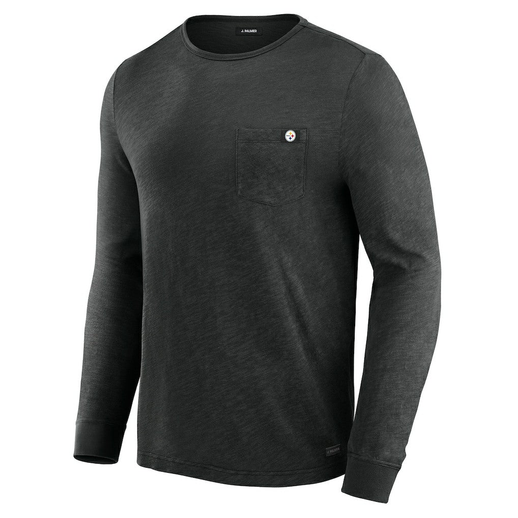 Pittsburgh Steelers J. Palmer In-The-Pocket Long Sleeve T-Shirt - Black T-shirts