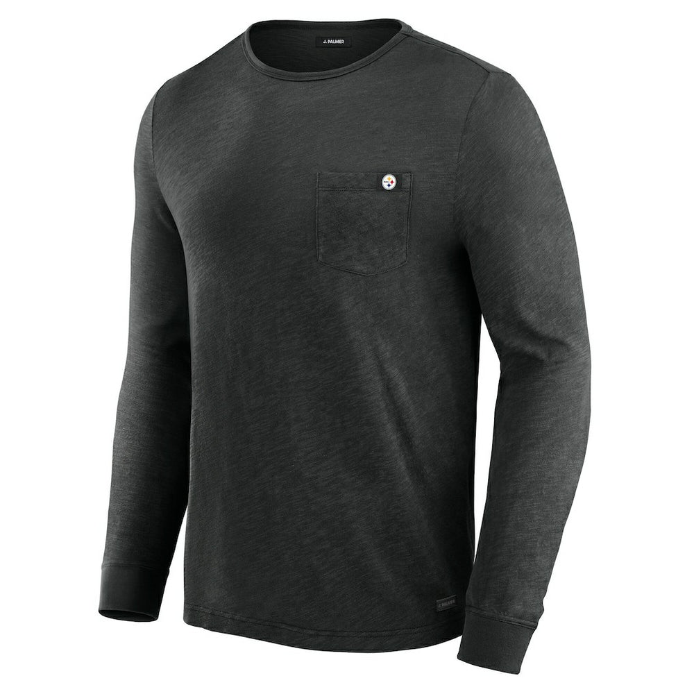 Pittsburgh Steelers J. Palmer In-The-Pocket Long Sleeve T-Shirt - Black T-shirts
