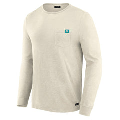 Miami Dolphins J. Palmer In-The-Pocket Long Sleeve T-Shirt - Cream T-shirts