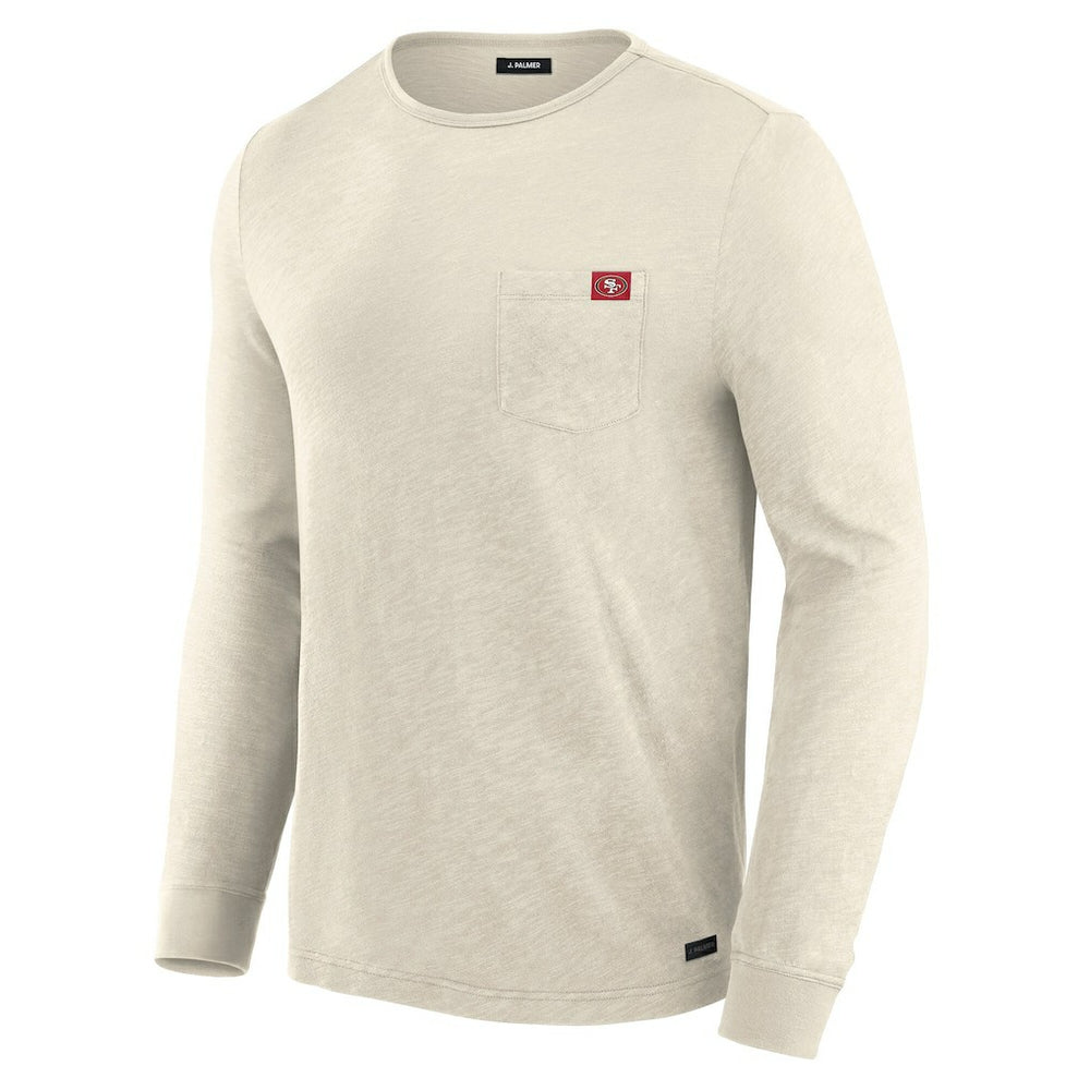 San Francisco 49ers J. Palmer In-The-Pocket Long Sleeve T-Shirt - Cream T-shirts