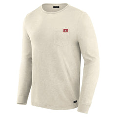 San Francisco 49ers J. Palmer In-The-Pocket Long Sleeve T-Shirt - Cream T-shirts