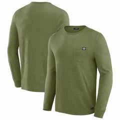Green Bay Packers J. Palmer In-The-Pocket Long Sleeve T-Shirt - Olive T-shirts