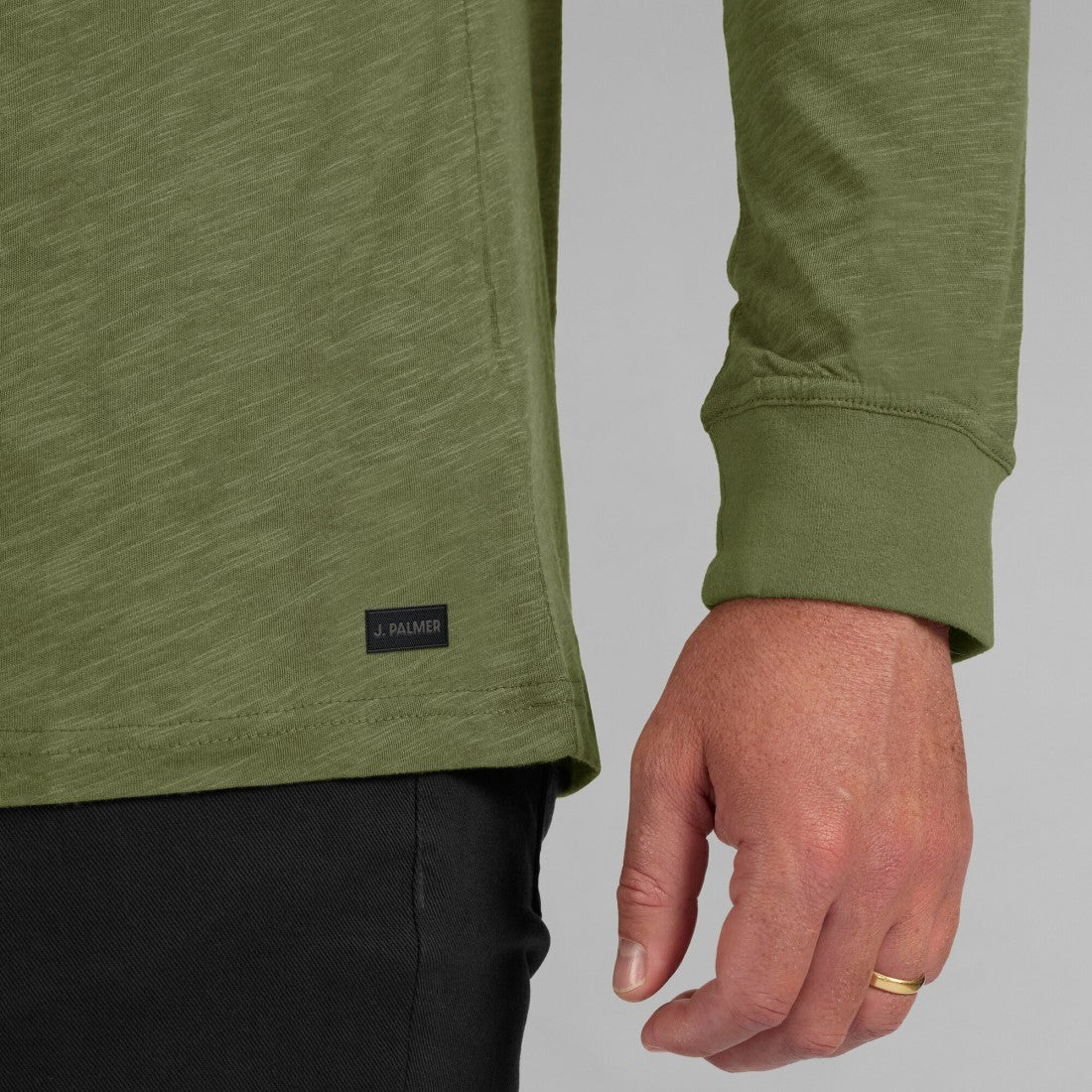 Green Bay Packers J. Palmer In-The-Pocket Long Sleeve T-Shirt - Olive T-shirts
