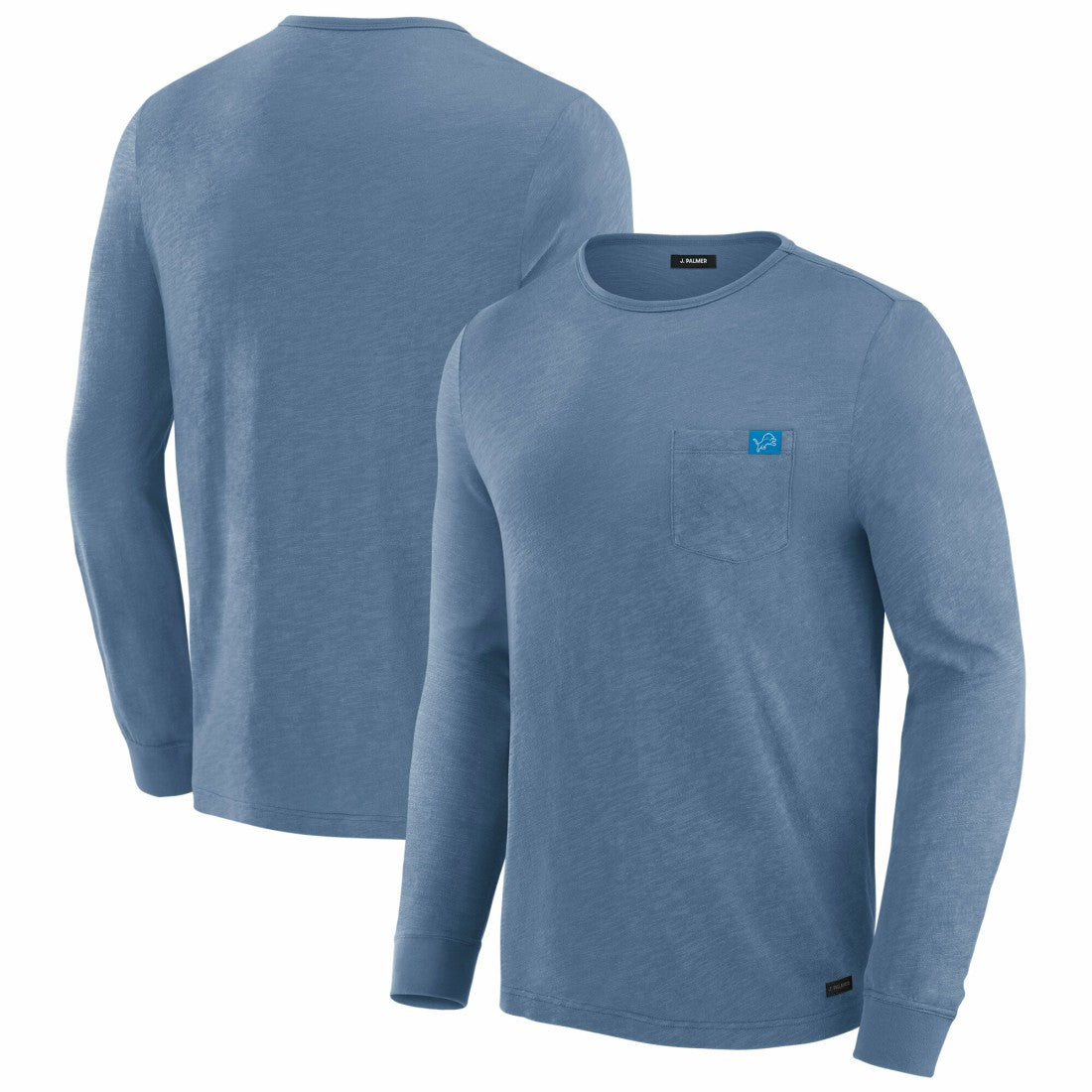 Detroit Lions J. Palmer In-The-Pocket Long Sleeve T-Shirt - Royal T-shirts