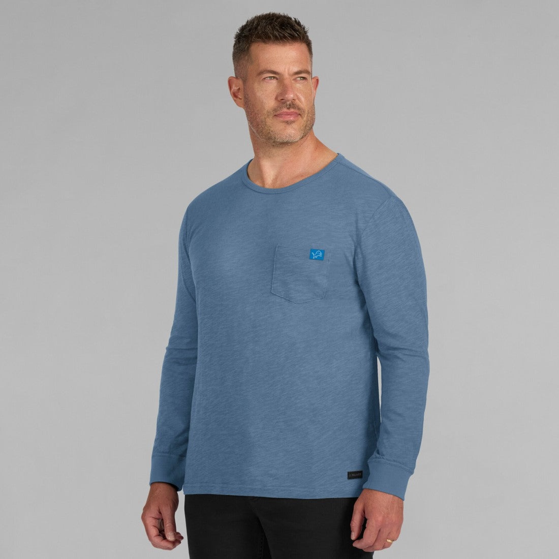 Detroit Lions J. Palmer In-The-Pocket Long Sleeve T-Shirt - Royal T-shirts