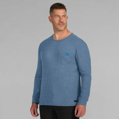 Detroit Lions J. Palmer In-The-Pocket Long Sleeve T-Shirt - Royal T-shirts