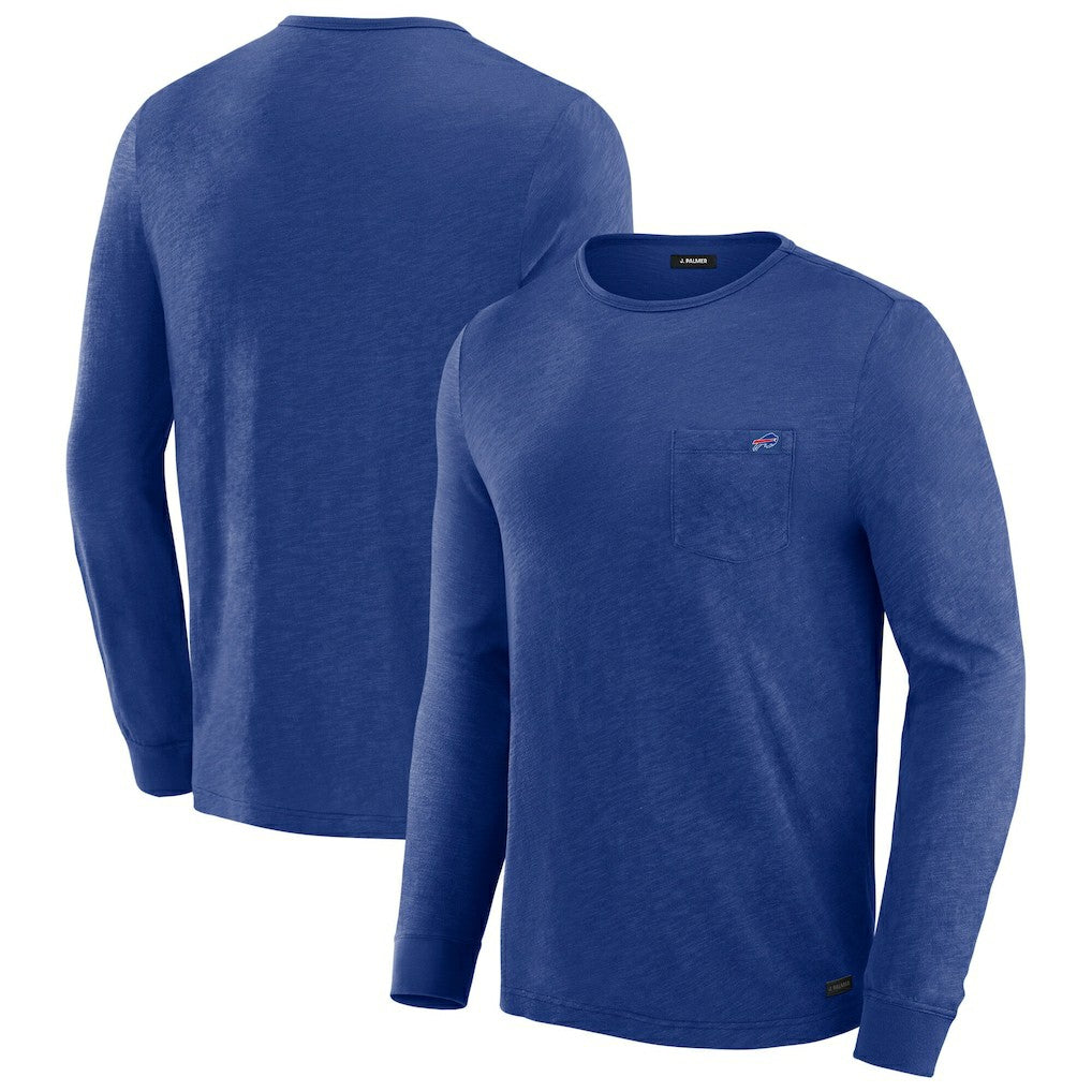 Buffalo Bills J. Palmer In-The-Pocket Long Sleeve T-Shirt - Blue T-shirts