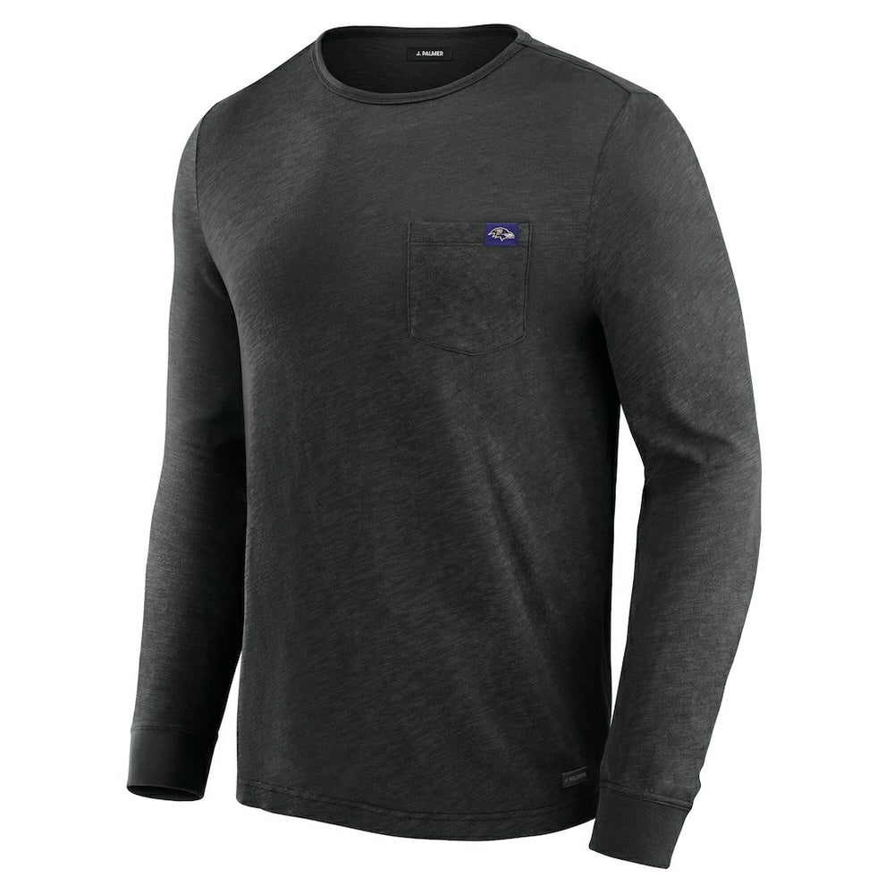 Baltimore Ravens J. Palmer In-The-Pocket Long Sleeve T-Shirt - Black T-shirts