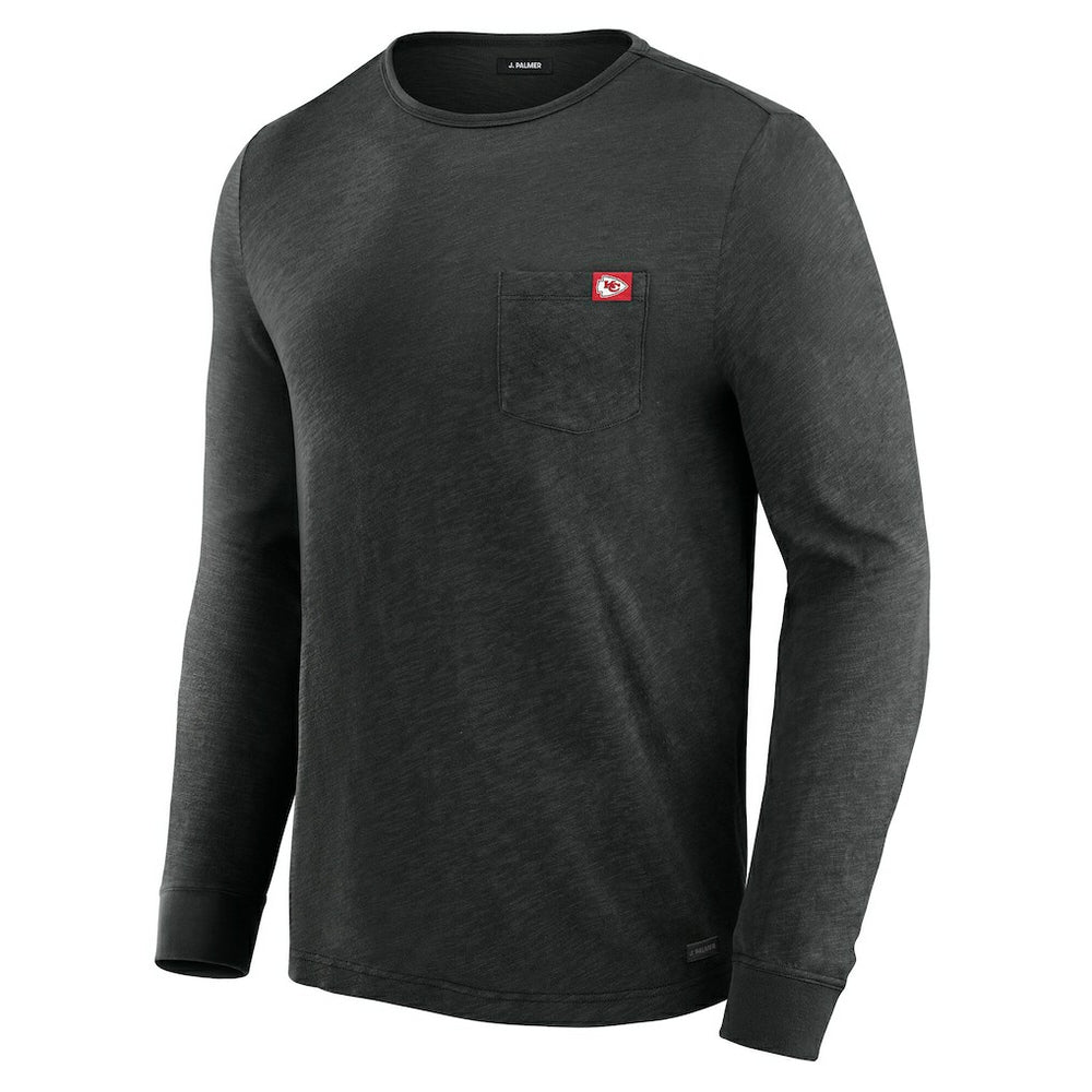 Kansas City Chiefs J. Palmer In-The-Pocket Long Sleeve T-Shirt - Black T-shirts