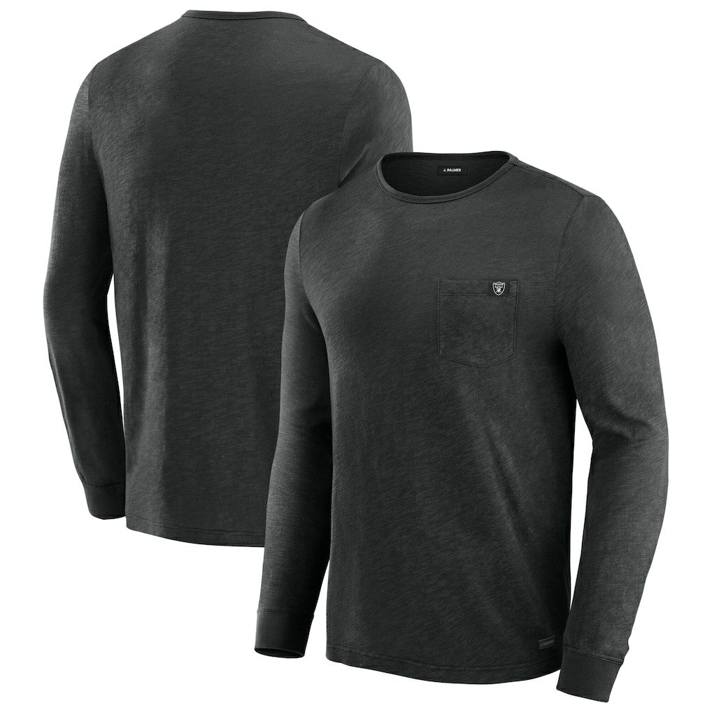 Las Vegas Raiders J. Palmer In-The-Pocket Long Sleeve T-Shirt - Black T-shirts