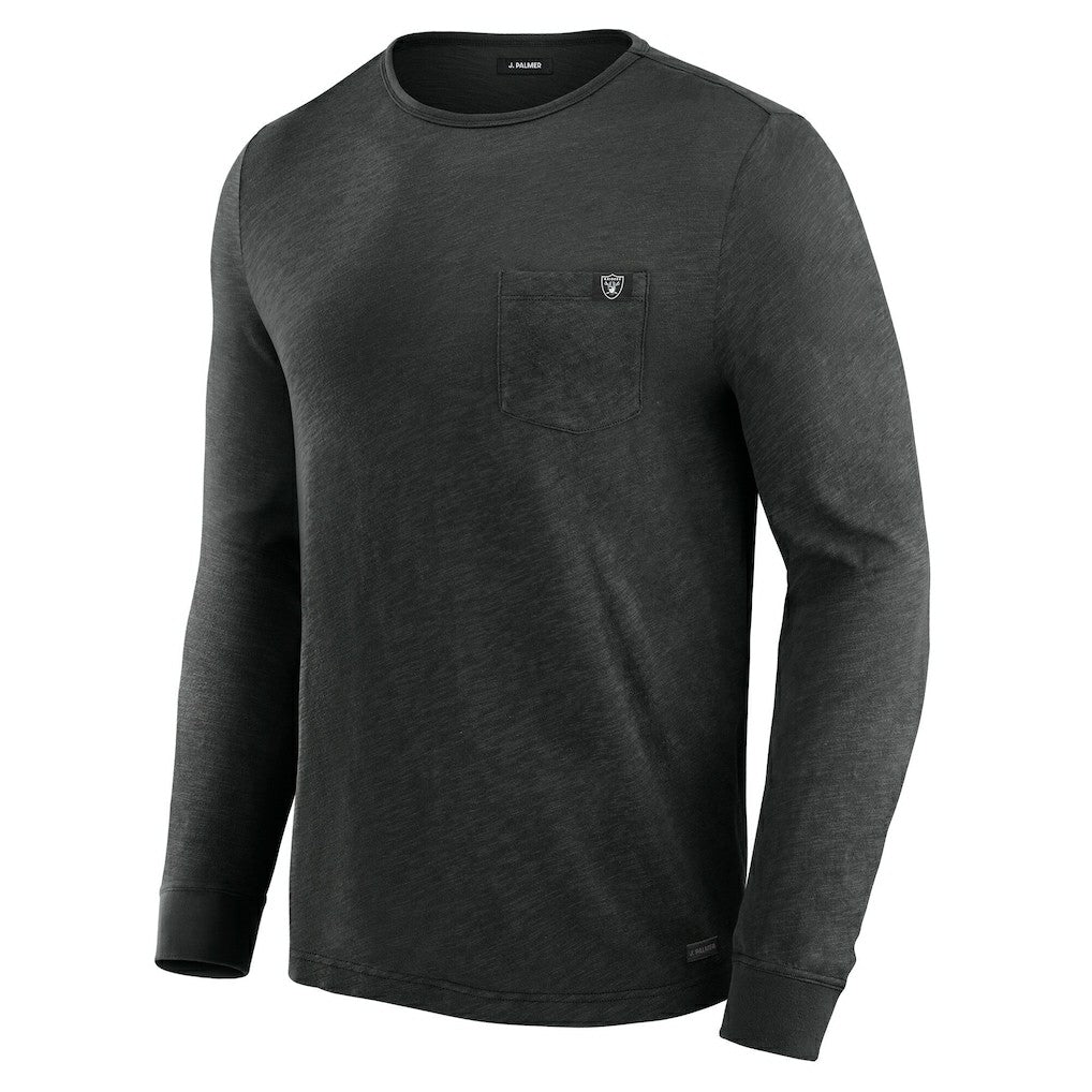 Las Vegas Raiders J. Palmer In-The-Pocket Long Sleeve T-Shirt - Black T-shirts