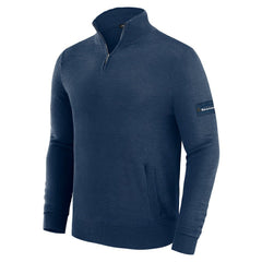Seattle Seahawks J. Palmer Franchise Quarter-Zip Sweater - Navy