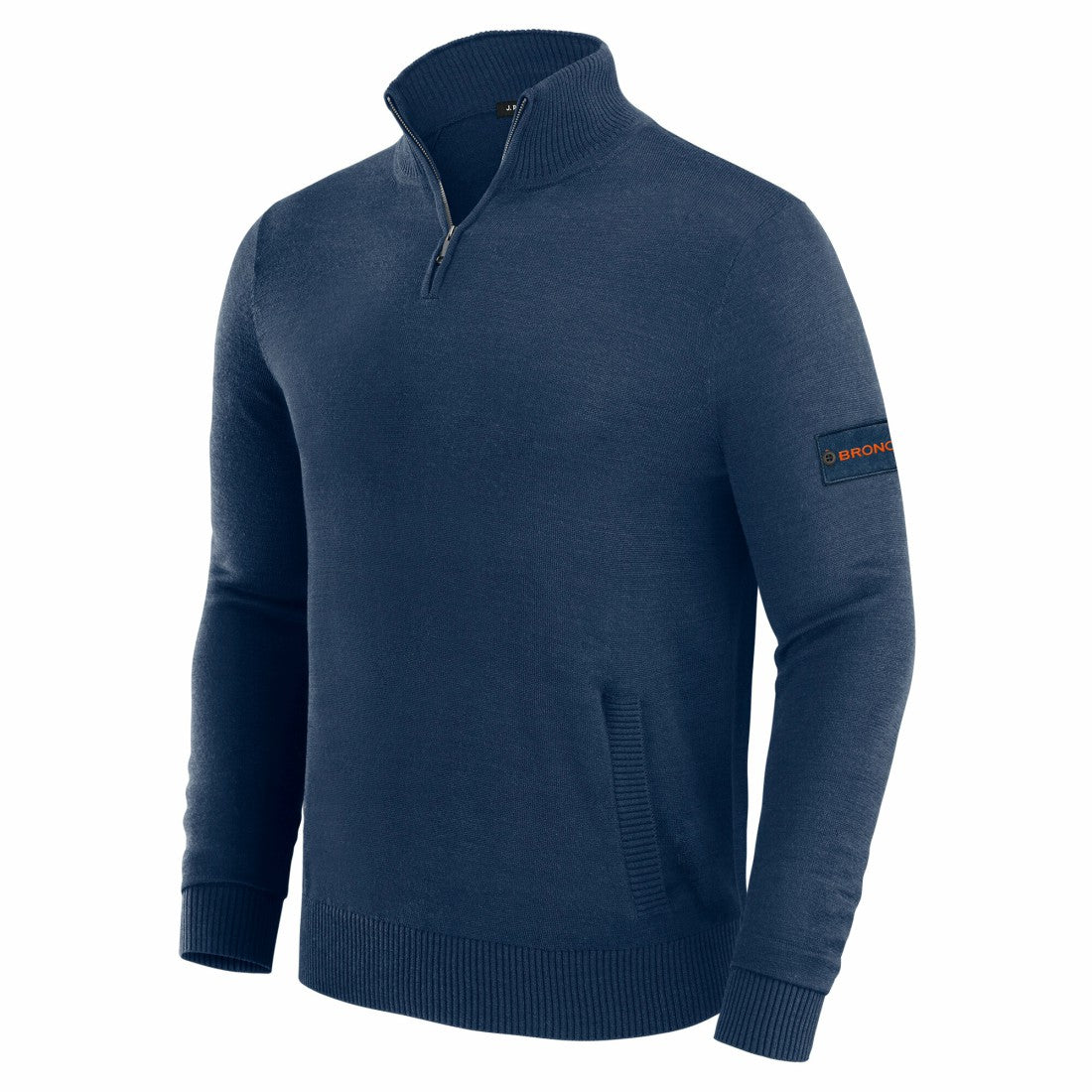 Denver Broncos J. Palmer Franchise Quarter-Zip Sweater - Navy