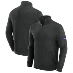 Baltimore Ravens J. Palmer Franchise Quarter-Zip Sweater - Black