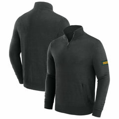 Green Bay Packers J. Palmer Franchise Quarter-Zip Sweater - Black