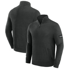 Las Vegas Raiders J. Palmer Franchise Quarter-Zip Sweater - Black