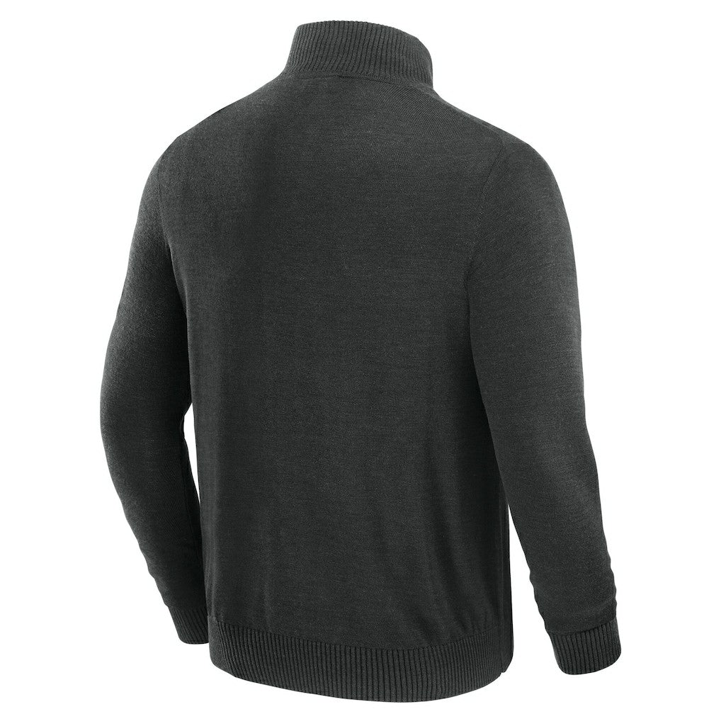 Las Vegas Raiders J. Palmer Franchise Quarter-Zip Sweater - Black
