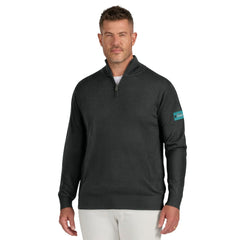 Miami Dolphins J. Palmer Franchise Quarter-Zip Sweater - Black