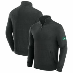 New York Jets J. Palmer Franchise Quarter-Zip Sweater - Black