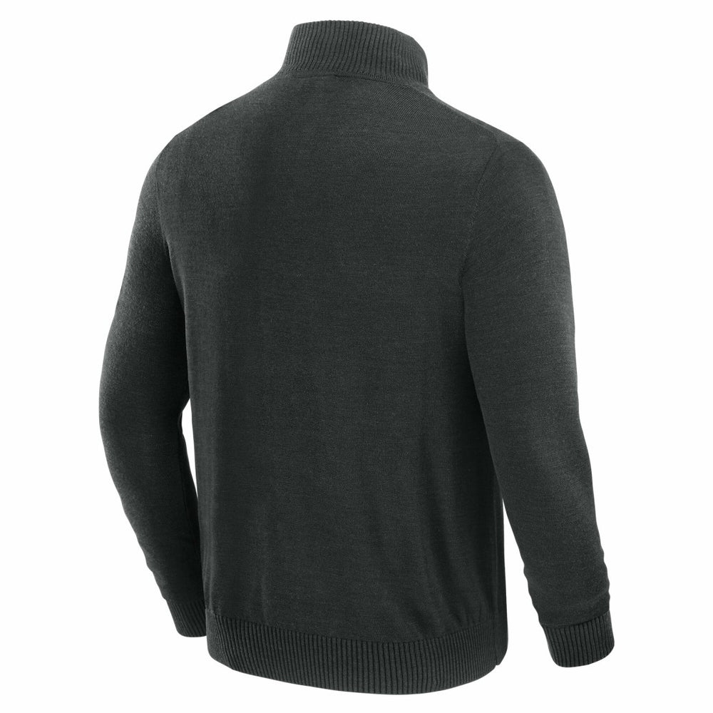 New York Jets J. Palmer Franchise Quarter-Zip Sweater - Black