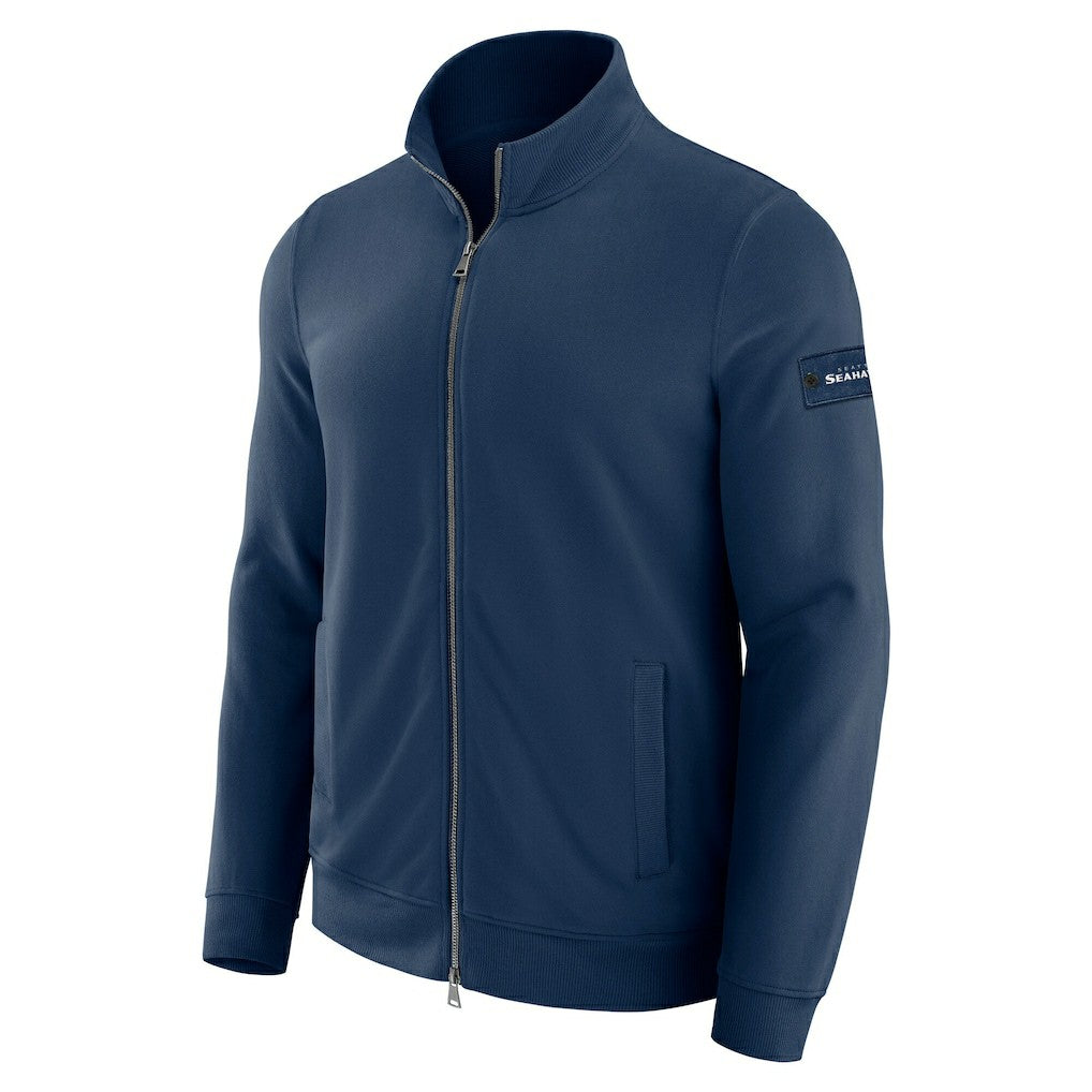 Seattle Seahawks J. Palmer QB1 Full-Zip Sweatshirt - Navy Sweatshirts