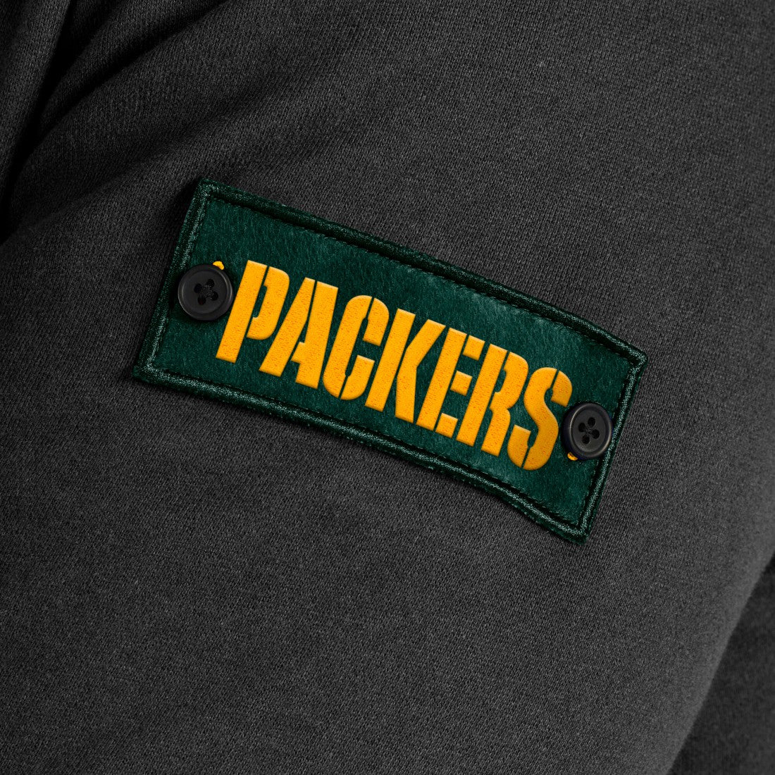 Green Bay Packers J. Palmer QB1 Full-Zip Sweatshirt - Black Sweatshirts