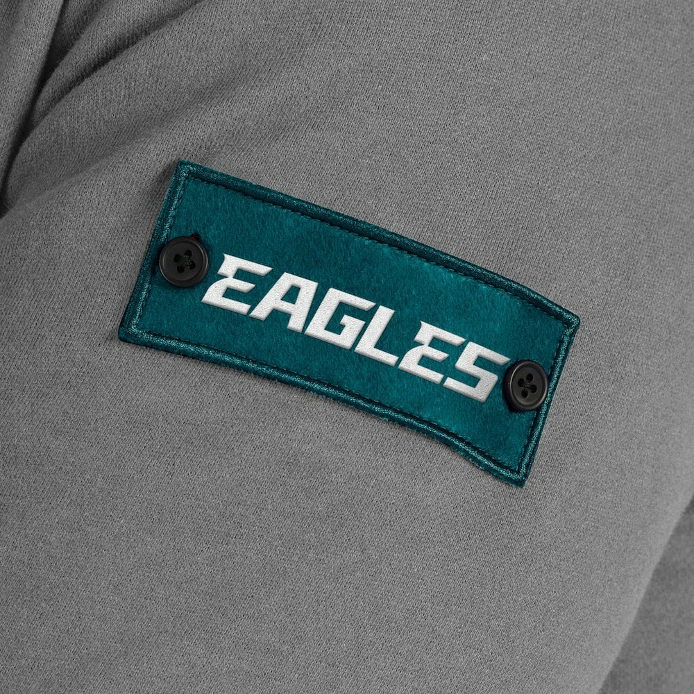Philadelphia Eagles J. Palmer QB1 Full-Zip Sweatshirt - Graphite Sweatshirts