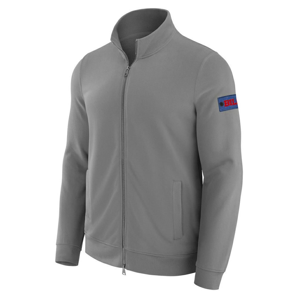 Buffalo Bills J. Palmer QB1 Full-Zip Sweatshirt - Graphite Sweatshirts
