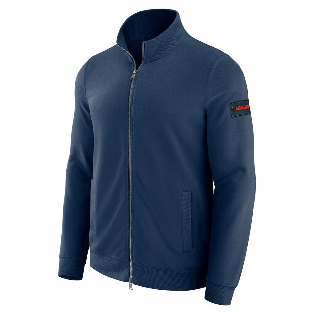 Chicago Bears J. Palmer QB1 Full-Zip Sweatshirt - Navy Sweatshirts